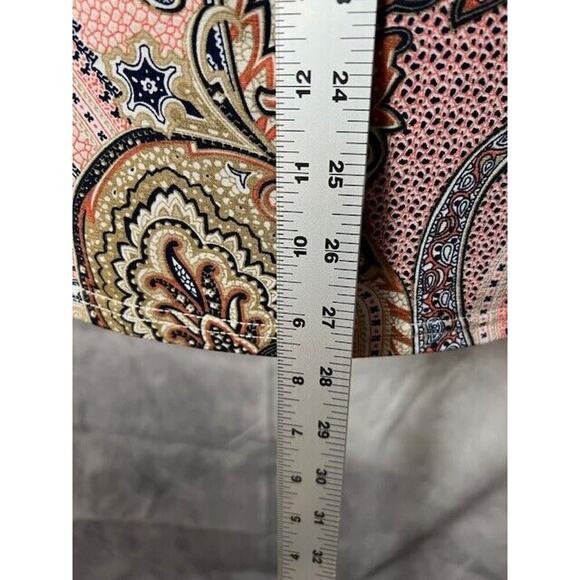 LILDY Drawstring Tie TUNIC Womens L / XL Multi Color Floral Pullover Polyester - Picture 8 of 10